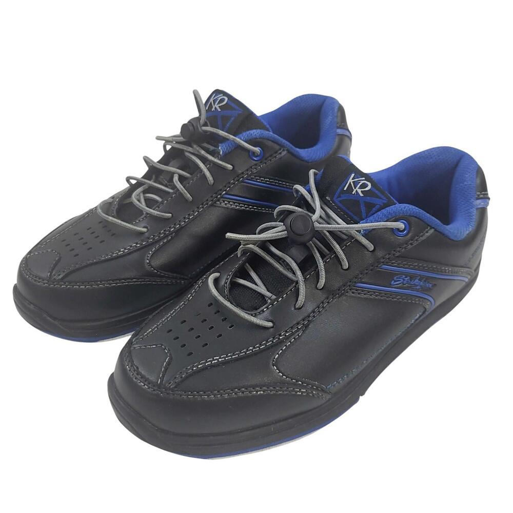 KR Strikeforce Flyer Bowling Shoes Women’s Size 6.5 Black/Blue Non Marring Sole